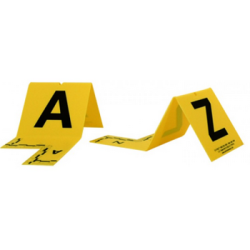 Plot de marquage de A a Z avec regle cm - Jaune