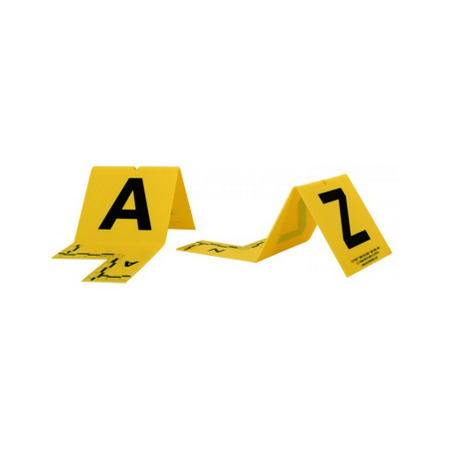 Plot de marquage de A a Z avec regle cm - Jaune