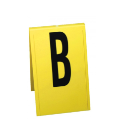 Plot de marquage Jaune SIRCHIE 26 lettres 11x18 cm / A-Z