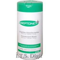 Lingettes desinfectantes / Boite de 100