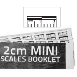 Carnet millimétré adhésif 2cm / Blanc / 320