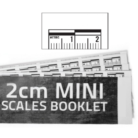 Carnet millimétré adhésif 2cm / Blanc / 320