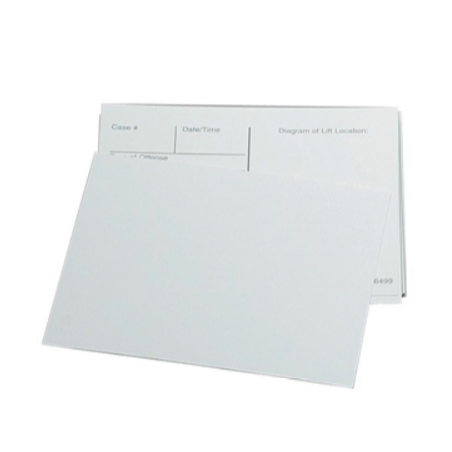 Support fond blanc transfert de trace / 50