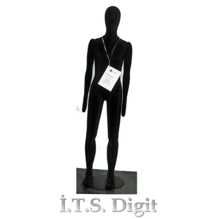 Mannequin mousse NOIR articulé Homme 1.80 m