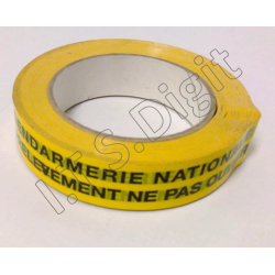 Adhesif rouleau "ne pas ouvrir" jaune G (25 mm x 100 m)