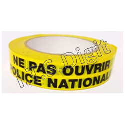 Adhesif rouleau "Ne pas ouvrir" jaune PN (25 mm x 100 m)