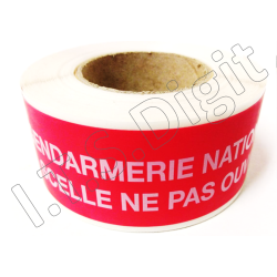 Adhesif securise void rouge (Scelle ne pas ouvrir) GN 35 mm x 20 m