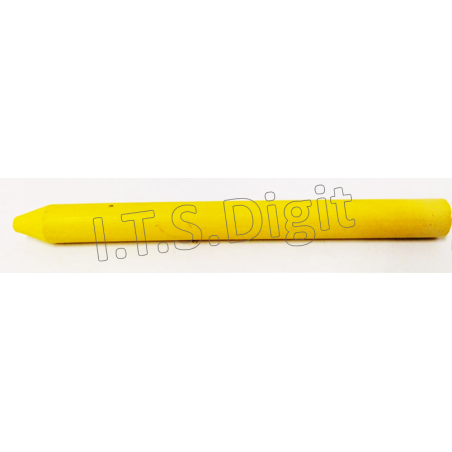 Crayon marquage jaune 100 x 8.5 mm / 12