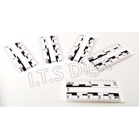Mesurettes adhesives blanche 5 cm / sachet 50