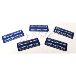 Reglet magnetique bleu 5 cm / 5