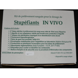 Kit de depistage de Stupefiants IN VIVO