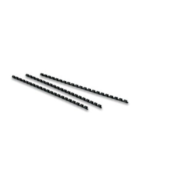 Reliure plastique noire 8 mm / 25