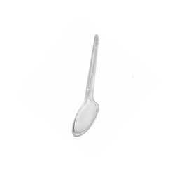 Cuillere (cafe) cristal transparent, reutilisable L. 12 cm / 50