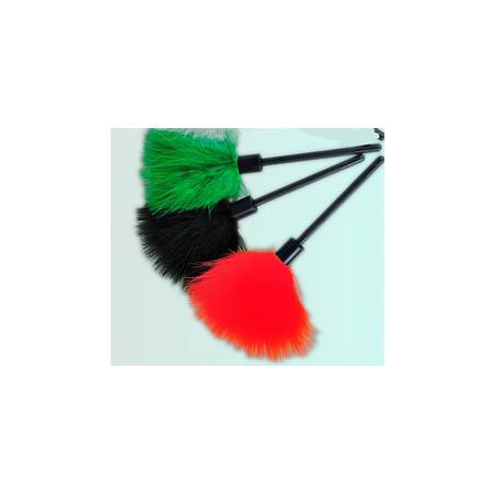 Pinceau plume de marabout noir / petit modele