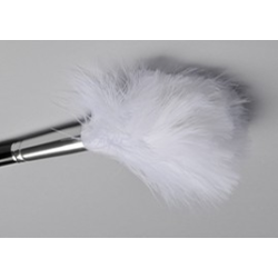 Pinceau plume de marabout blanc / petit modele