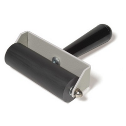 Rouleau Encreur 10.10 cm Caoutchouc avec poignee
