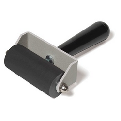 Rouleau Encreur 7.60 cm Caoutchouc avec poignee