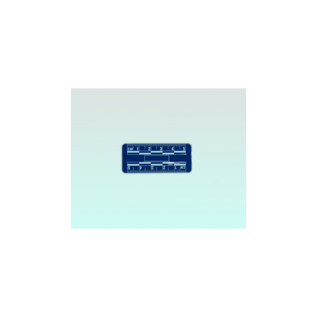 Reglets vinyl bleu 5 cm / 10