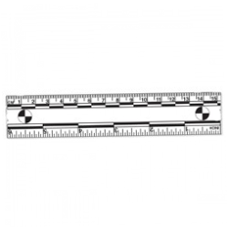 Reglets PVC reversible millimetre 15 cm / 5