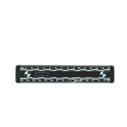 Reglet magnetique noir 15 cm / 5