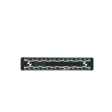 Reglet magnetique noir 15 cm / 5