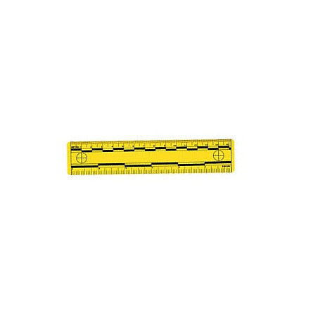 Reglet magnetique jaune 15 cm / 5