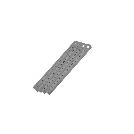 Reglet metallique Inox 15 cm