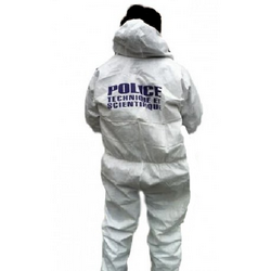 Combinaison polypropylene blanc (police scientifique) XL