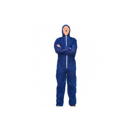 Combinaison capuche polypropylene bleu taille XXL