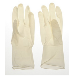 Gants latex steriles non poudres courts taille (8/9) / la paire
