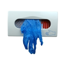 Distributeur Plastique ABS blanc pour boite gant jetable 265x135x90