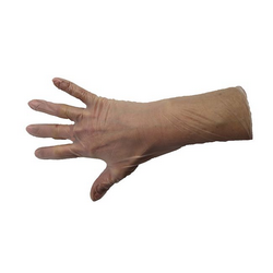 Gants vinyle non poudres long taille (8/9) L / 50
