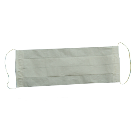 Masque jetable papier blanc 2 plis / 100