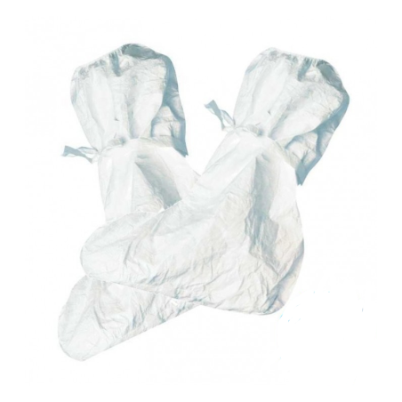 Surbottes TYVEK Blanc antiderapante - semelle renforcee / Paire