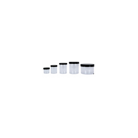 Boite plastique ronde 60 Ml / 15 pieces