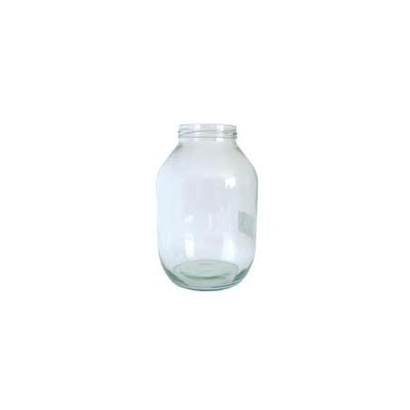 Bocal en verre transparent avec couvercle 2500 Ml