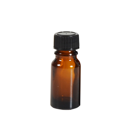 Flacon en verre ambre 15 Ml avec bouchon