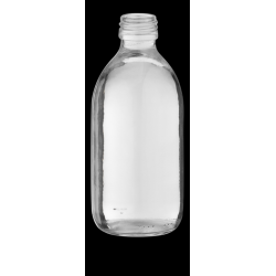 Flacon 1 litre verre avec bouchon polyethylene