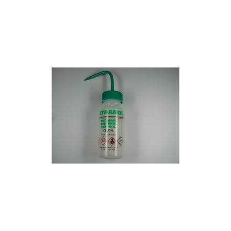 Pissette 250 Ml col large (tube bouchon) - Methanol