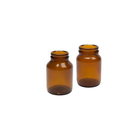 Pillulier 60 Ml verre ambre