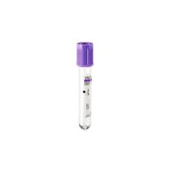 Tube prelevement K3 EDTA 5 Ml bouchon mauve / 100