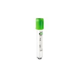 Tube prelevement LH HEPARINE 5 Ml vert / 100