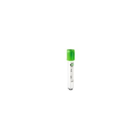 Tube prelevement LH HEPARINE 5 Ml vert / 100