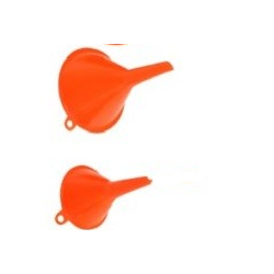 Entonnoir plastique pour acides 100 mm et 50 mm / lot de 2