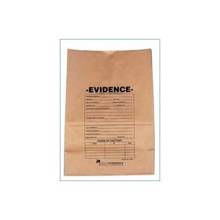 Sac papier kraft securise "Evidence" 160x245 mm + 35 mm / 100