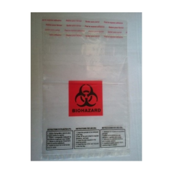Sachet double poche inviolable BIOHAZARD 170 x 250 / 100