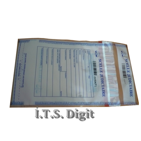 Sac securite polyethylene transparent 335 mm x 445 mm / 50