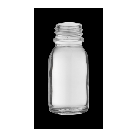Flacon verre bouchon vissant Post Mortem fluorure de Sodium