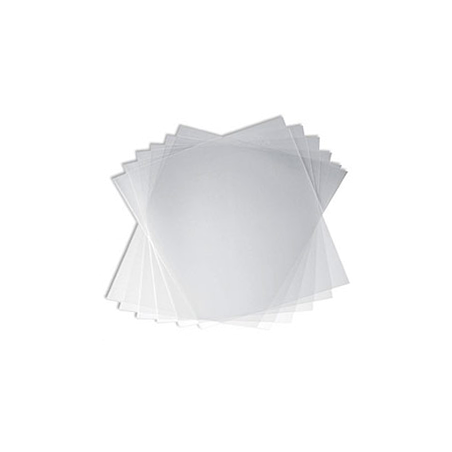 Feuilles de plastique transparent / 100
