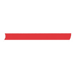 Adhesif rouleau de securite rouge INSCRIPTIBLE